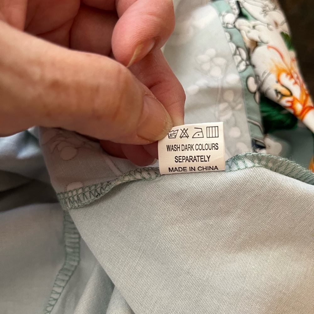 New cottagecore green floral flared sleeveless party/cocktail dress. Size medium - Picture 7 of 12
